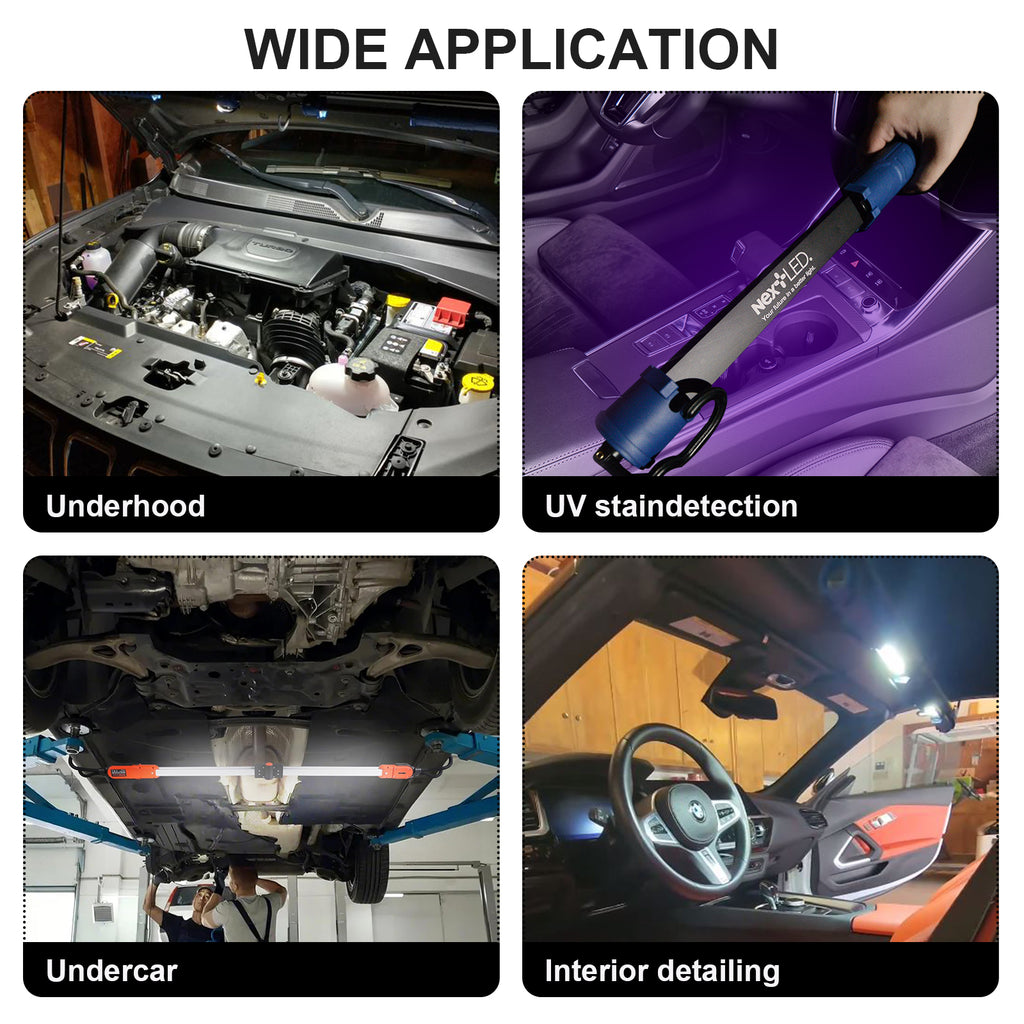NT-2200LF-UV Rechargeable , Cordless, Detachable Under Car Hood LED Work Light