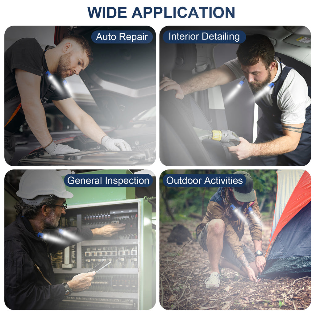 NextLED NT-6633 Rechargeable Neck Light With Magnetic Base/Tripod Mount