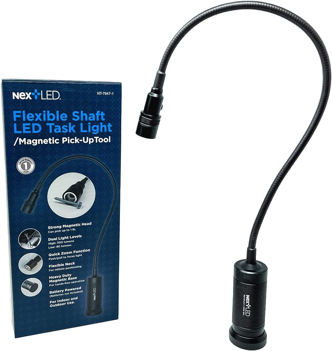NextLED NT-7647 Battery Operated Flexible Shaft Cree LED Work Light