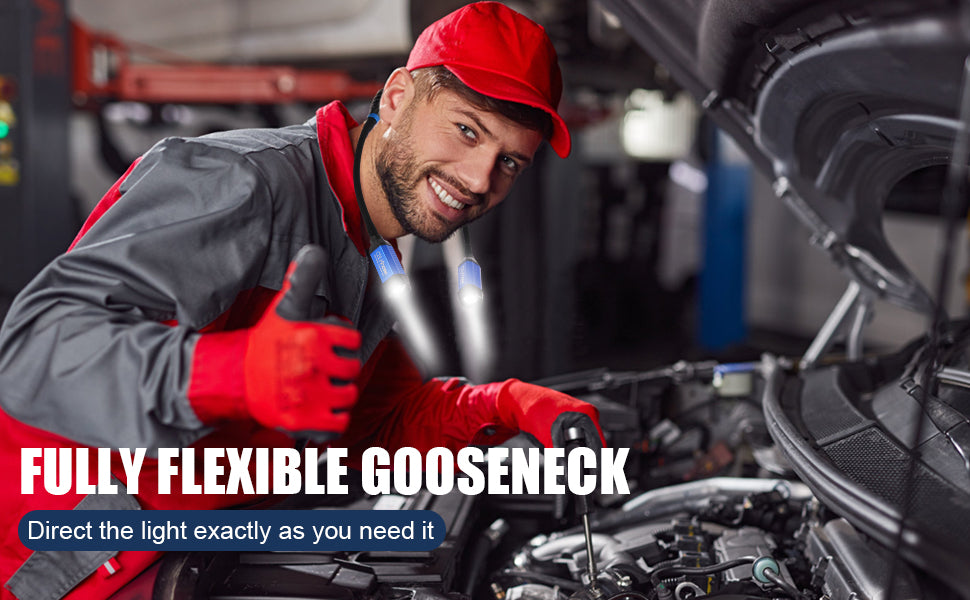 NextLED NT-6633 Rechargeable Neck Light With Magnetic Base/Tripod Mount