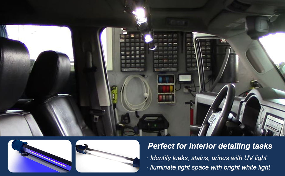 NT-2200LF-UV Rechargeable , Cordless, Detachable Under Car Hood LED Work Light