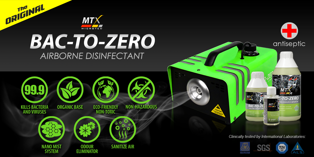 MTX Bac To Zero Sanitizing Machine 900W (Hot Fogger Machine)