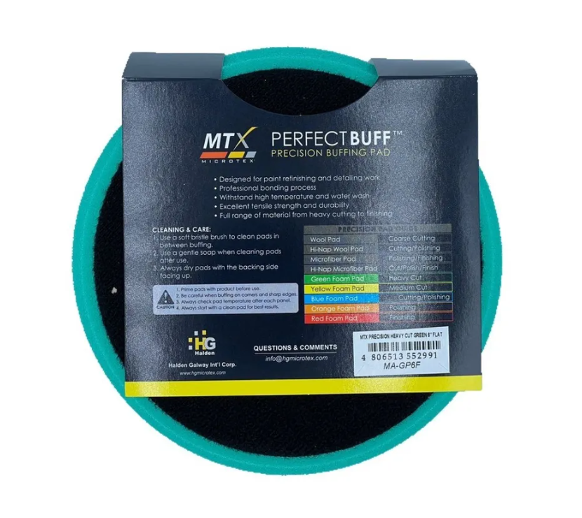 MTX Precision Heavy Cut Green Pad 5inch