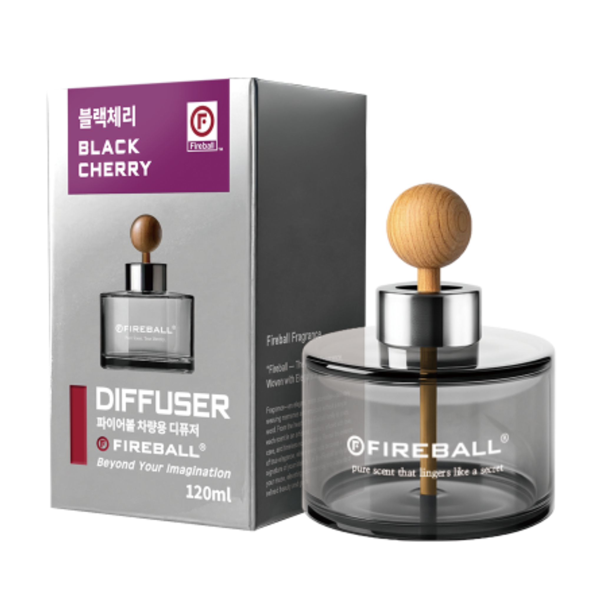 Fireball Fragrance Scent Diffuser 120ml - Black Cherry