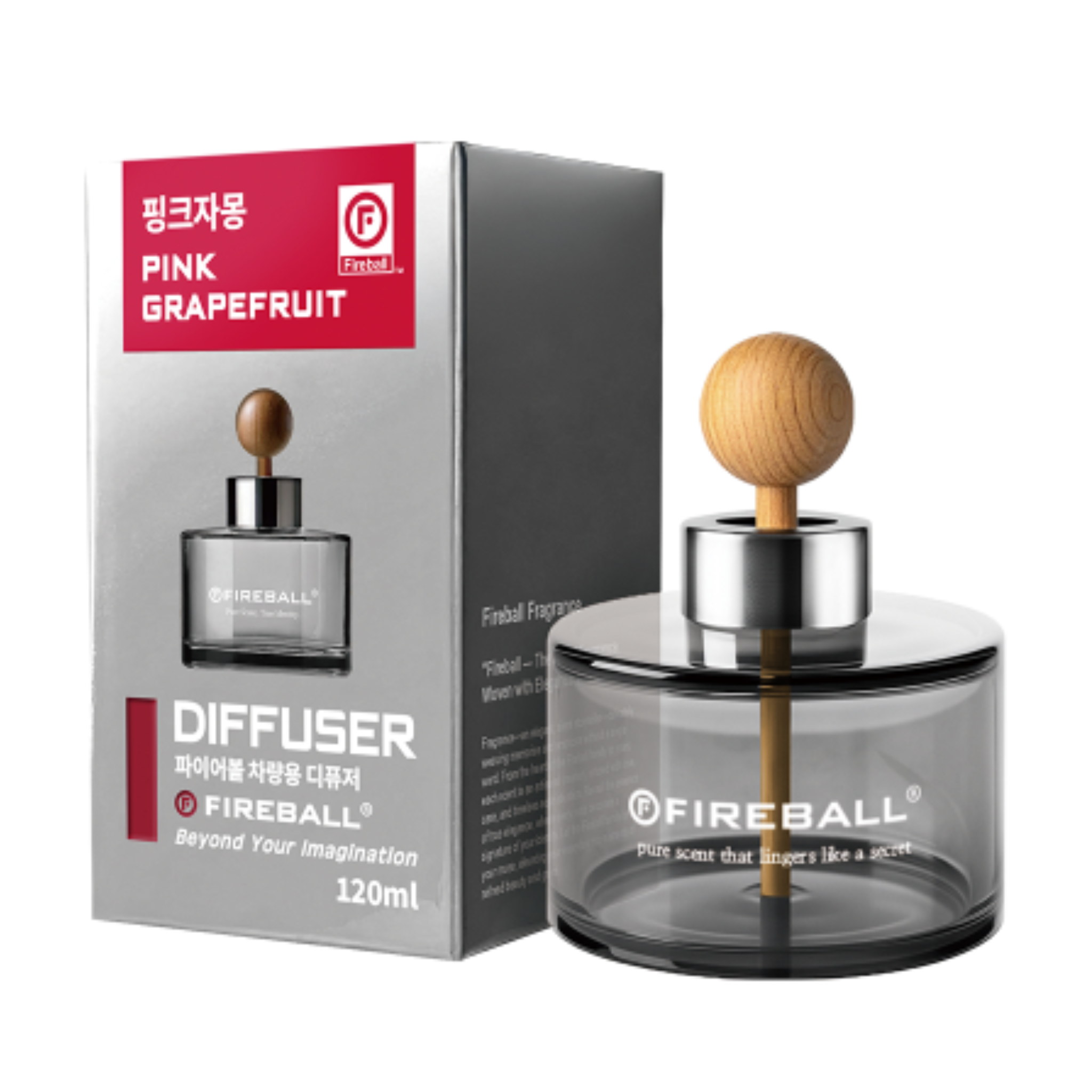 Fireball Fragrance Scent Diffuser 120ml - Pink Grapefruit