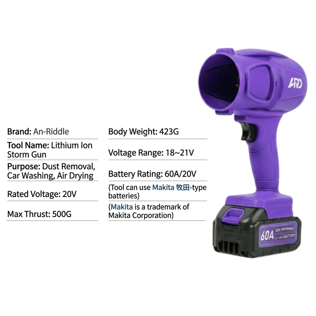 ARD Cordless Handheld Turbo Fan Blower