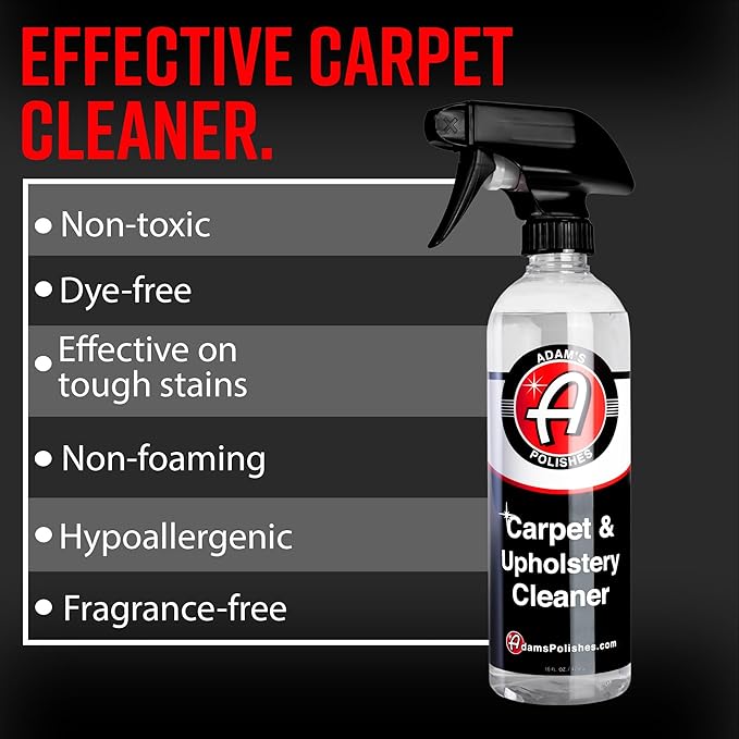 Adam's Polisher Carpet & Upholstery Cleaner 16oz