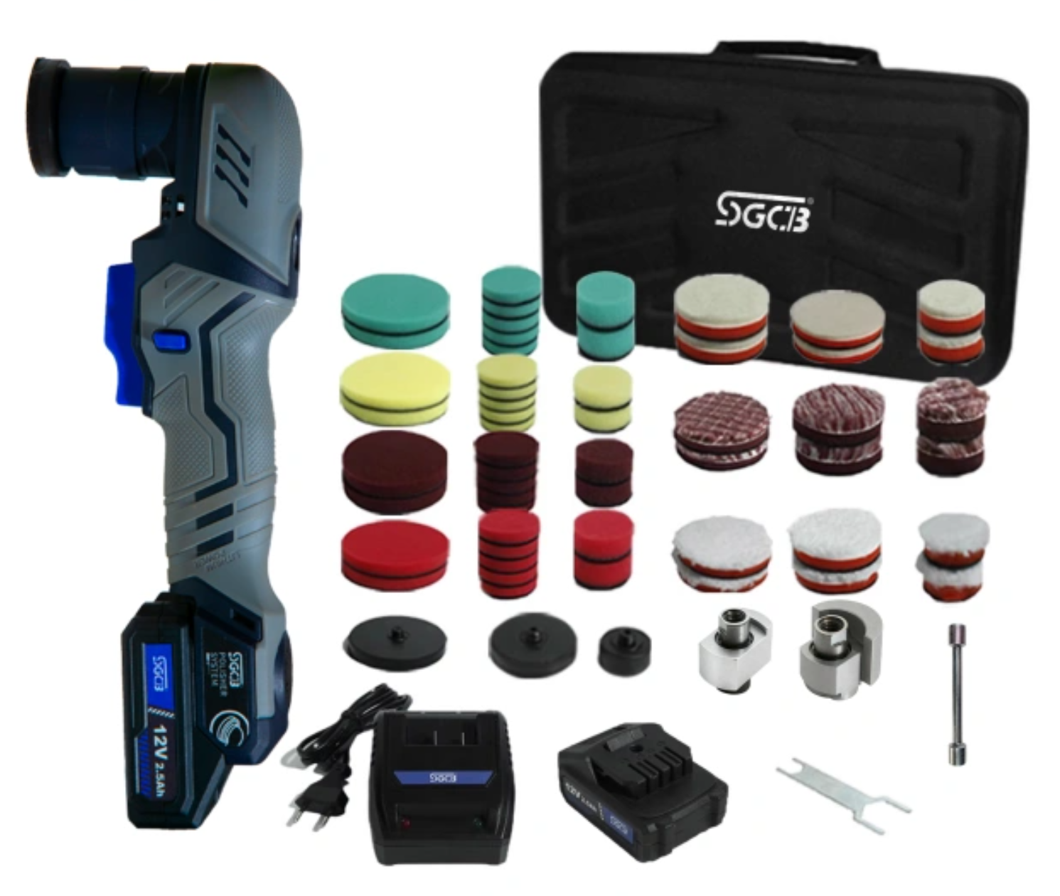 SGCB Cordless Carbon Brushless Pro Mini Polisher
