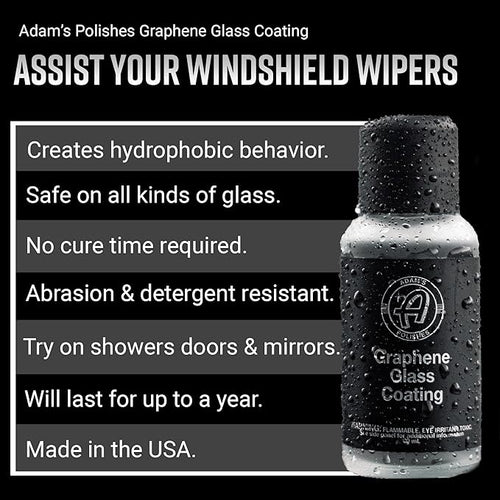 Adam's Polishes Graphene Ceramic Glass Coating 30ml